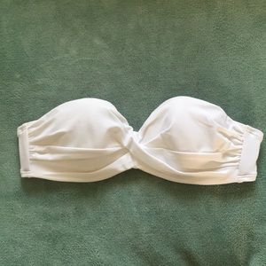 Victoria secret white twist bandeau 34B